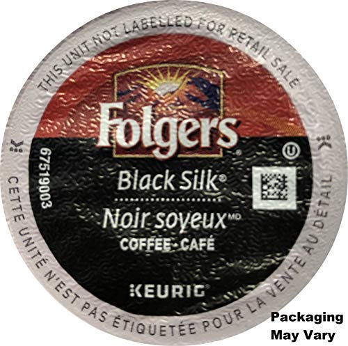 Product Cover Folgers Coffee, Black Silk, K-Cups for Keurig Brewing Systems (96 count) - Packaging May Vary