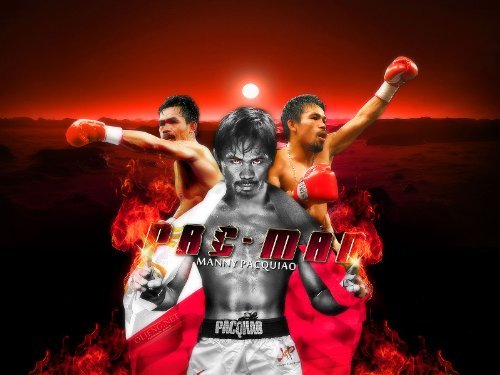 Product Cover Manny Pacquiao 11x17 HD Photo Poster pro Boxer #02