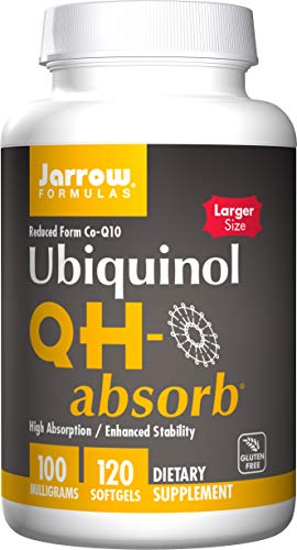 Product Cover Jarrow Formulas Ubiquinol  QH-Absorb, High Absorption/Enhanced Stability, 100 mg, 120 Softgels