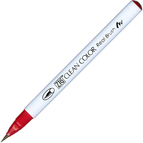 Product Cover Kuretake ZIG Clean Color Real Brush Pen, Wine Red Ink