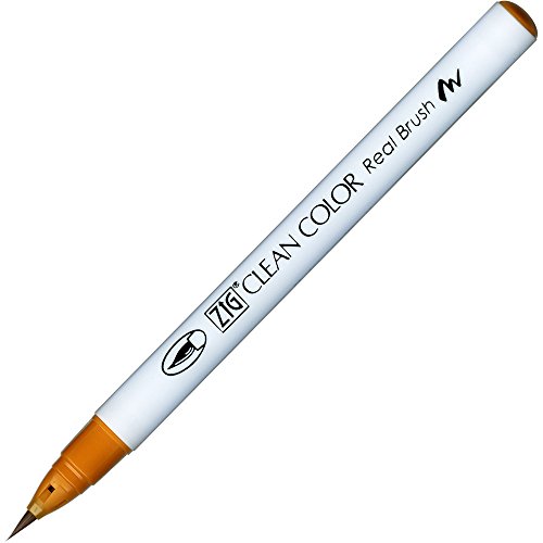 Product Cover Kuretake ZIG Clean Color Real Brush Pen, Light Brown Ink