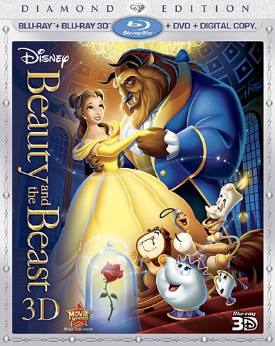 Product Cover Beauty and the Beast (Five Disc Combo: Blu-ray 3D / Blu-ray / DVD / Digital Copy)