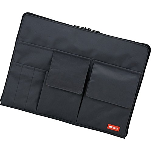 Product Cover LIHIT LAB Laptop Sleeve with Storage Pockets (Bag-in-Bag), Black, 10 x 13.8 Inches (A7554-24)