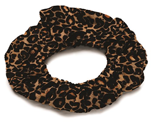 Product Cover TASSI (Leopard) Hair Holder Head Wrap Stretch Terry Cloth, The Best Way To Hold Your Hair Since...Ever!