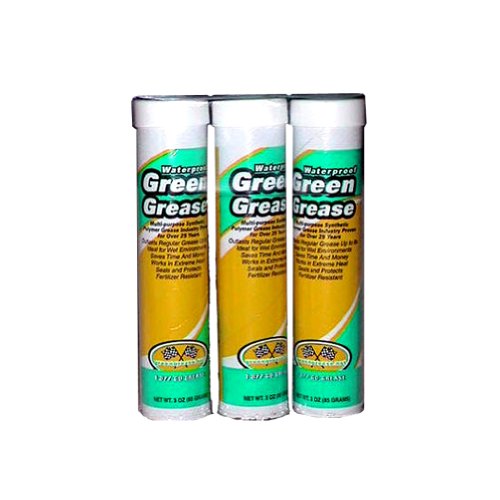 Product Cover Green Grease 203 Synthetic Waterproof High Temperature Grease, 3 Oz. Tube (Pack of 3)