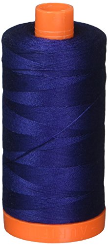 Product Cover Aurifil Mako Cotton Thread Solid 50wt 1422yds Dark Navy