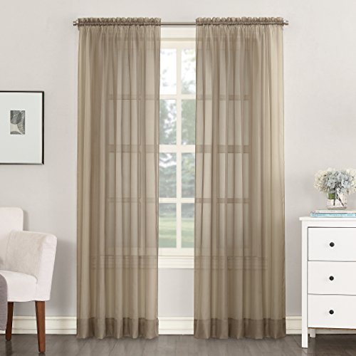 Product Cover No. 918 Emily Sheer Voile Rod Pocket Curtain Panel, 59