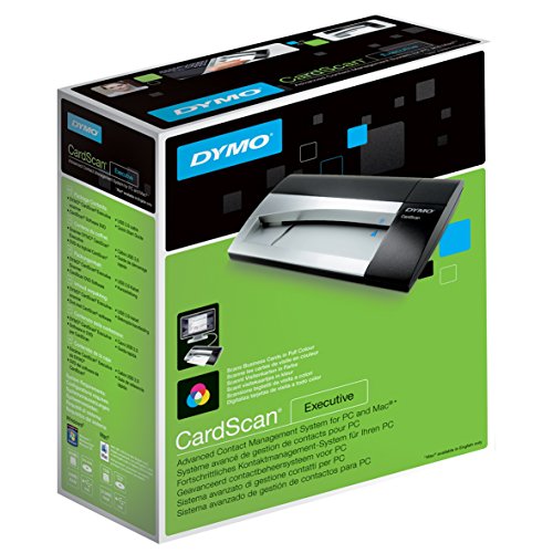 Product Cover DYMO CardScan v9 Executive Business Card Scanner and Contact Management System for PC or Mac (1760686)