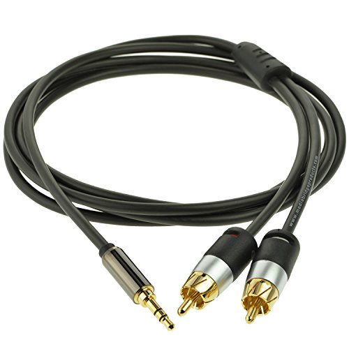 Product Cover Mediabridge 3.5mm Male to 2-Male RCA Adapter (12 Feet) - Step Down Design - (Part# MPC-35-2XRCA-12)
