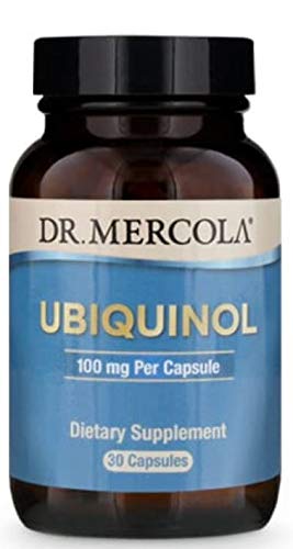 Product Cover Dr. Mercola Ubiquinol Dietary Supplement, 100 mg, 30 Servings (30 Capsules), Non GMO, Supports Overall Health and Wellness, Soy Free, Gluten Free