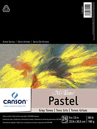 Product Cover Mi-Teintes Pastel Pad, Gray Tones, 9