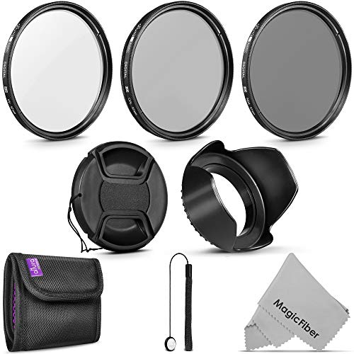 Product Cover 67MM Altura Photo UV CPL ND4 Professional Lens Filter Kit and Accessory Set for Canon, Nikon, Sigma and Tamron Lenses with a 67mm Filter Size