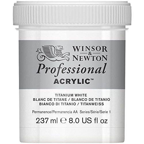 Product Cover Winsor & Newton Professional Acrylic Color Paint, 237ml Jar, Titanium White