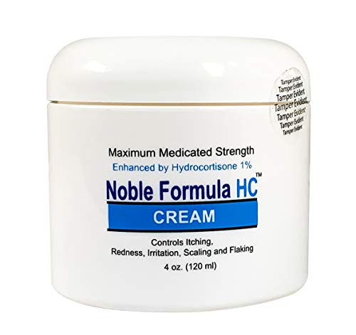 Product Cover Noble Formula 1% Hydrocortisone Cream with .25% Pyrithione Zinc (Znp), 4 oz