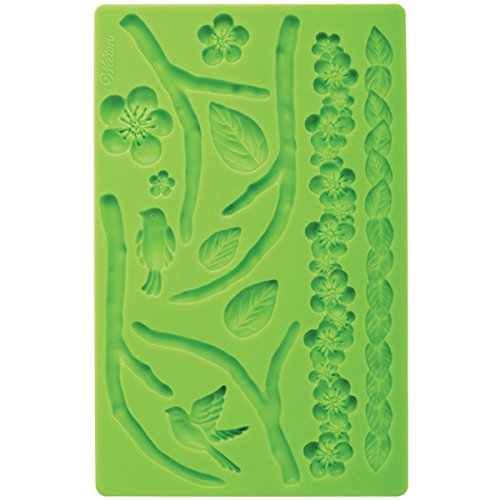 Product Cover Wilton Silicone Nature Designs Fondant and Gum Paste Mold - Cake Decorating Supplies