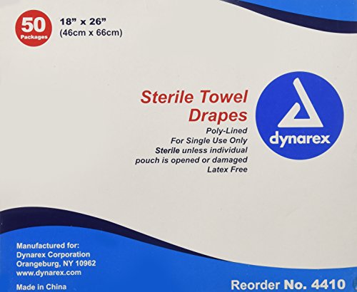 Product Cover Dynarex Disposable Towel Drape Sterile - 18 X 26 inch -Sku DYN4410_BX50