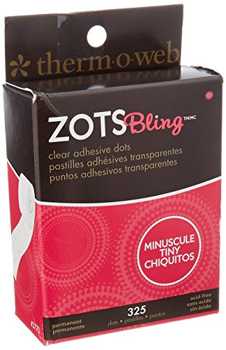 Product Cover Thermoweb Zots Clear Adhesive Dots, Bling Tiny 1/8