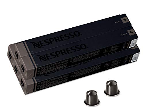 Product Cover Nespresso Capsules OriginalLine, Roma Intenso, Medium Roast Coffee, 50 Count Coffee Pods, Brews 1.35oz