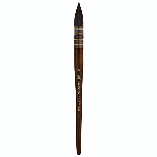 Product Cover Princeton Artist Brush Neptune, Brushes for Watercolor Series 4750, Quill Synthetic Squirrel, Size 4