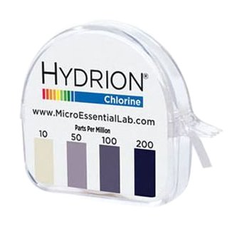 Product Cover Micro Essential Lab CM-240 Hydrion Chlorine Dispenser 10-200 PPM Test Roll Plus Extra Roll 200 Tests