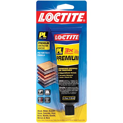 Product Cover Loctite PL Premium Polyurethane Construction Adhesive 4-Ounce Tube (1451588)