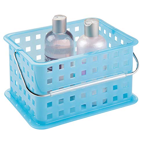 Product Cover iDesign Plastic Storage Organizer Basket with Handle for Bathroom, Health, Cosmetics, Hair Supplies and Beauty Products, 5.3