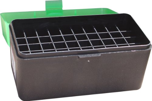 Product Cover MTM 50 Round Flip-Top Rifle Ammo Box Large Mag (Clear Green/Black)