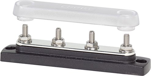 Product Cover Blue Sea Systems Common 150A BusBar with Four Terminal of 20 1/4-Inch Studs with Cover