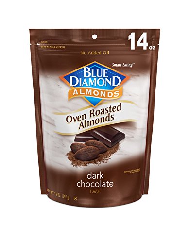 Product Cover Blue Diamond Almonds, Oven Roasted Cocoa Dusted Almonds, 14 Ounce