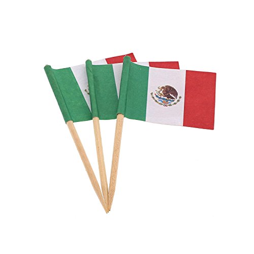 Product Cover Royal Mexican Flag Picks, Pack of 144
