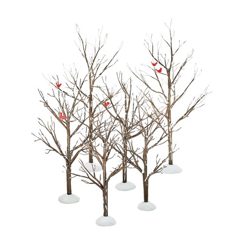 Product Cover Department 56 Village Bare Branch Trees Accessory Figurine (Set of 6)
