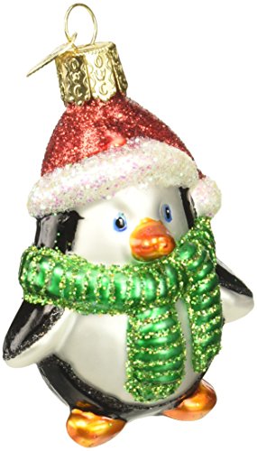 Product Cover Old World Christmas Playful Penguin Collection Glass Blown Ornaments for Christmas Tree