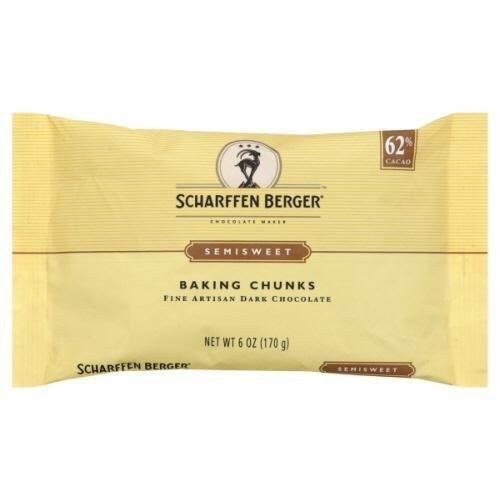 Product Cover Scharffen Berger Fine Artisan Dark Chocolate Baking Chunks Semisweet -- 6 oz