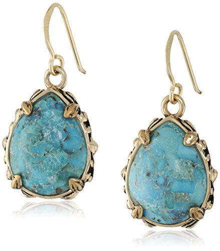 Product Cover Barse Jubilee Teardrop Bronze and Turquoise Earrings