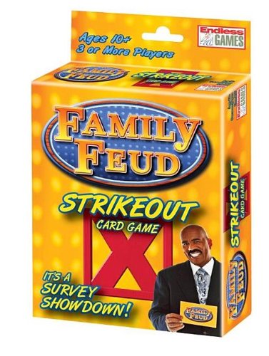 Product Cover Family Feud Strikeout Card Game