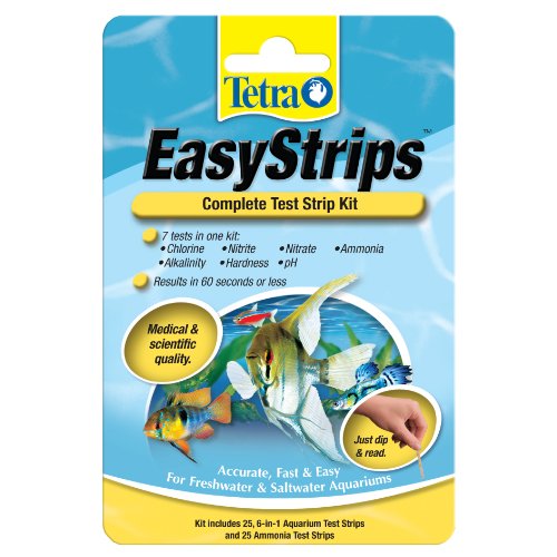 Product Cover Tetra EasyStrips Complete Kit  25,  6 in1 Testing Strips and 25 Ammonia Testing Strips