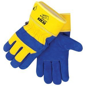 Product Cover B.A.G.G. BLUE And YELLOW Waterproof Insulated WINTER Work Gloves - XL