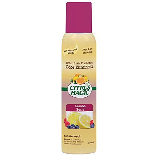 Product Cover Citrus Magic Natural Odor Eliminating Air Freshener Spray Lemonberry, 3-Ounce