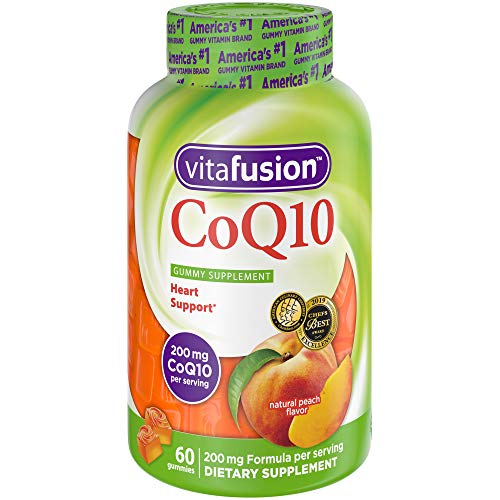 Product Cover Vitafusion CoQ10 (Coenzyme Q10) Gummy Vitamins, 200 Mg, 60 Count (Packaging May Vary)