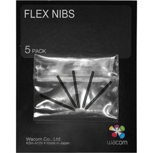 Product Cover Wacom Bamboo Flex Nib Set (5 Pack) For CTL, CTH, CTE, MTE, INTUOS4