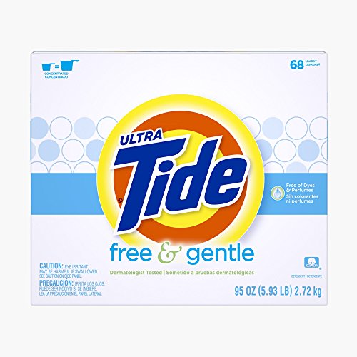 Product Cover Tide Free & Gentle HE Turbo Powder Laundry Detergent, 68 Loads, 95 Oz