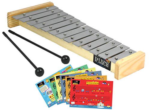 Product Cover D'Luca TL-13-2 13 Notes Children Xylophone Glockenspiels with Music Cards