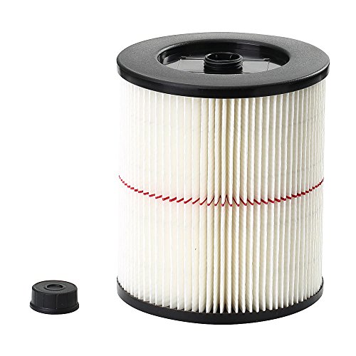 Product Cover Craftsman 9-17816 General Purpose Red Stripe Vacuum Cartridge Filter, 8.5 Inches - White/Red