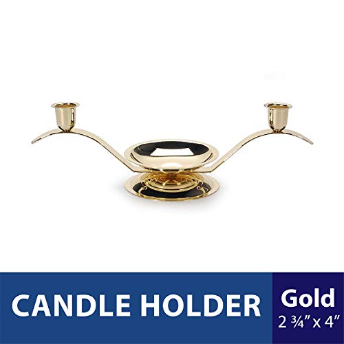 Product Cover Victoria Lynn Gold Unity Candle Holder, 12.75