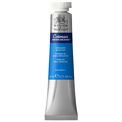 Product Cover Winsor & Newton Cotman Water Colour Paint, 21ml tube, Cerulean Blue Hue