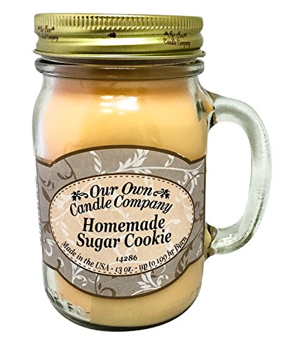 Product Cover Our Own Candle Company Homemade Sugar Cookie Scented 13 Ounce Mason Jar Candle