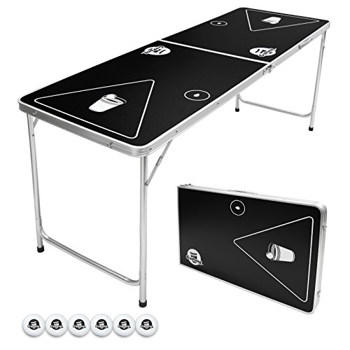 Product Cover GoPong 6-Foot Portable Folding Beer Pong / Flip Cup Table (6 balls included)