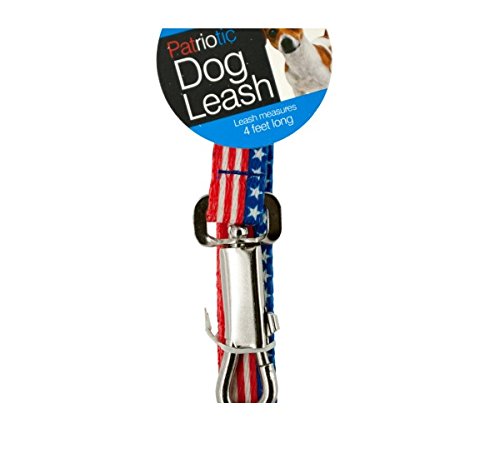 Product Cover Kole Patriotic Red, White and Blue Dog Leash, 47 Inches Long