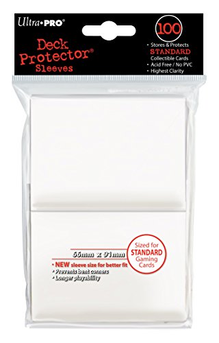 Product Cover Ultra Products Ultra Pro Deck Protectors, 100 Sleeves for Sports or Game cards, White