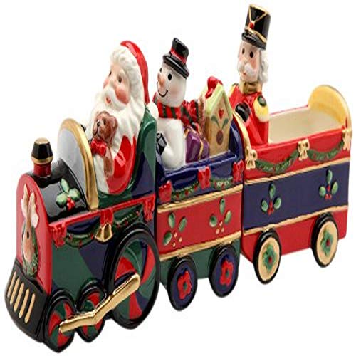 Product Cover Santa Driving A Christmas Train Magnetic Salt and Pepper Shaker